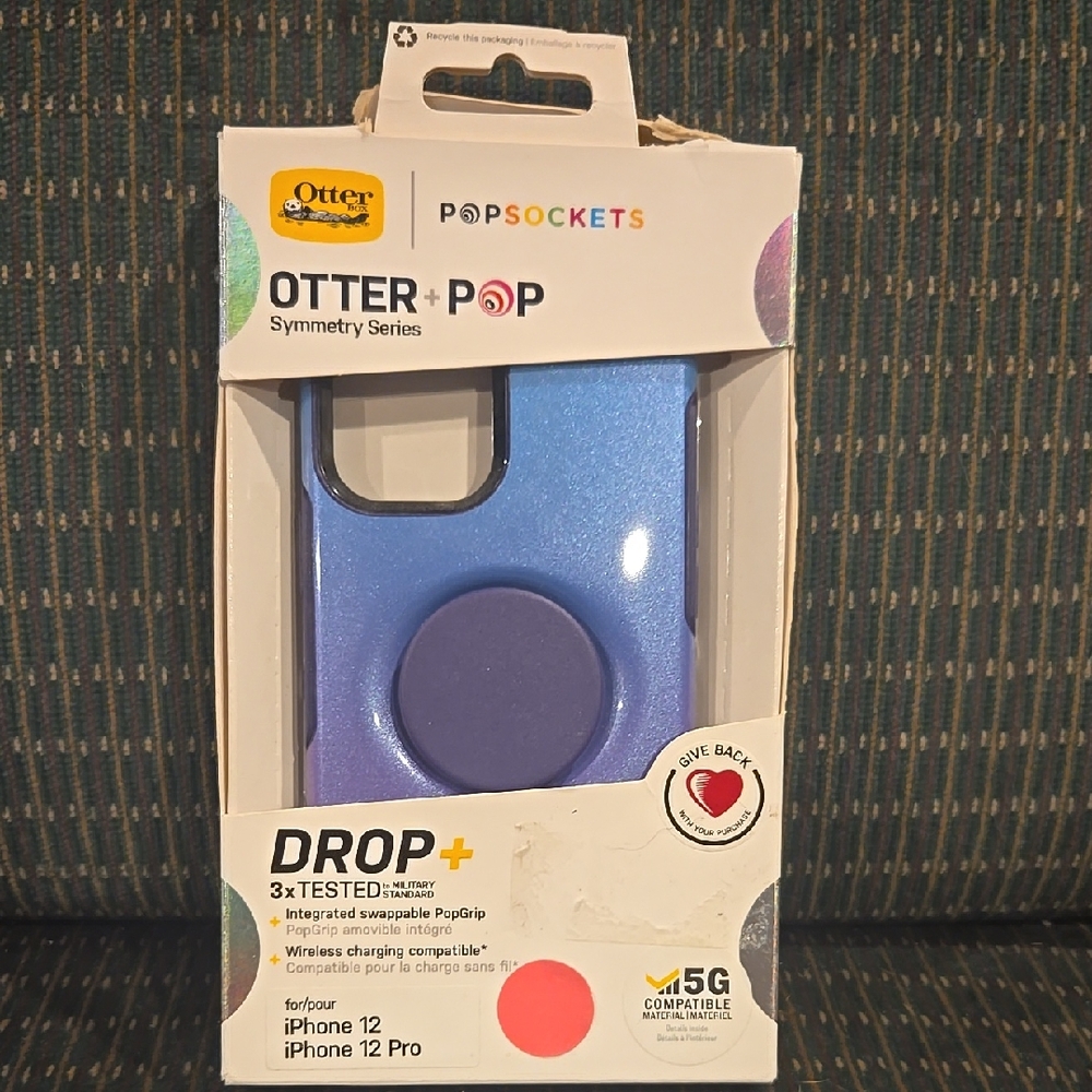 OtterBox Symmetry Series Case for iPhone 12/12 Pro - Blue